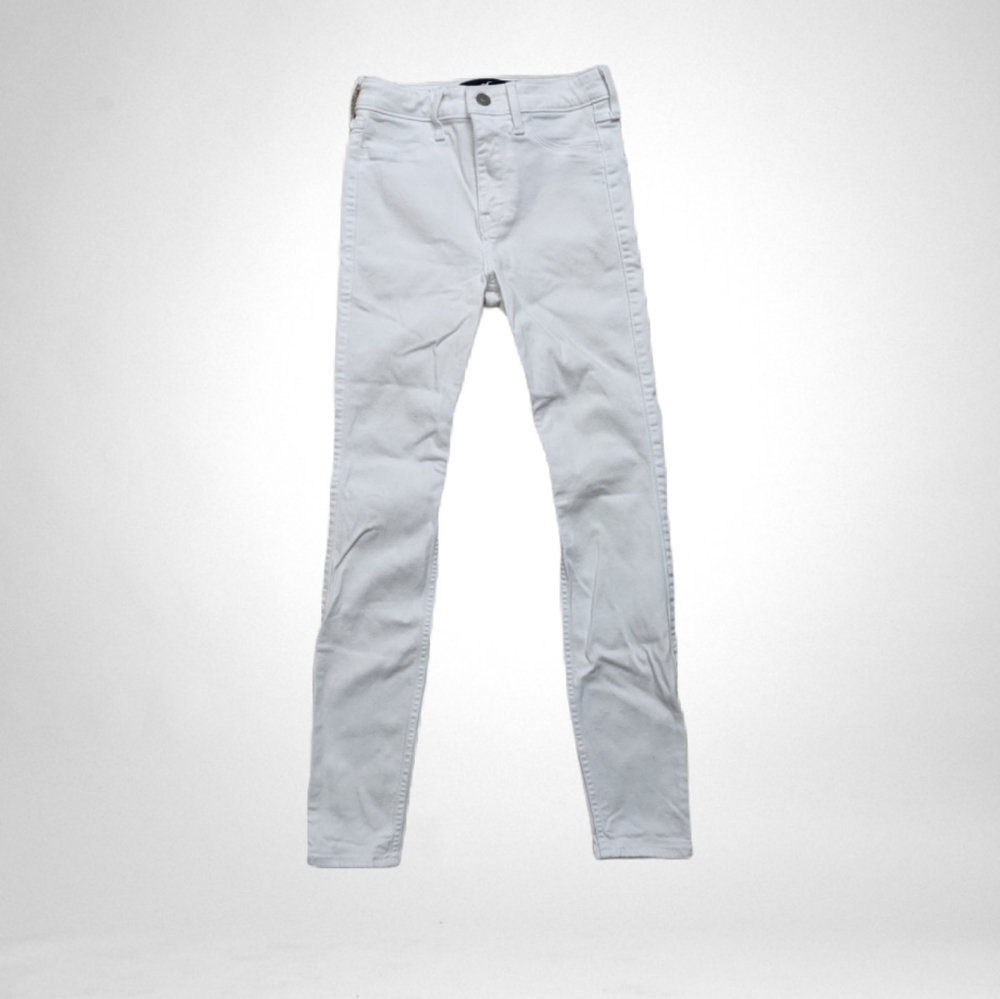 White high rise hollister jeans